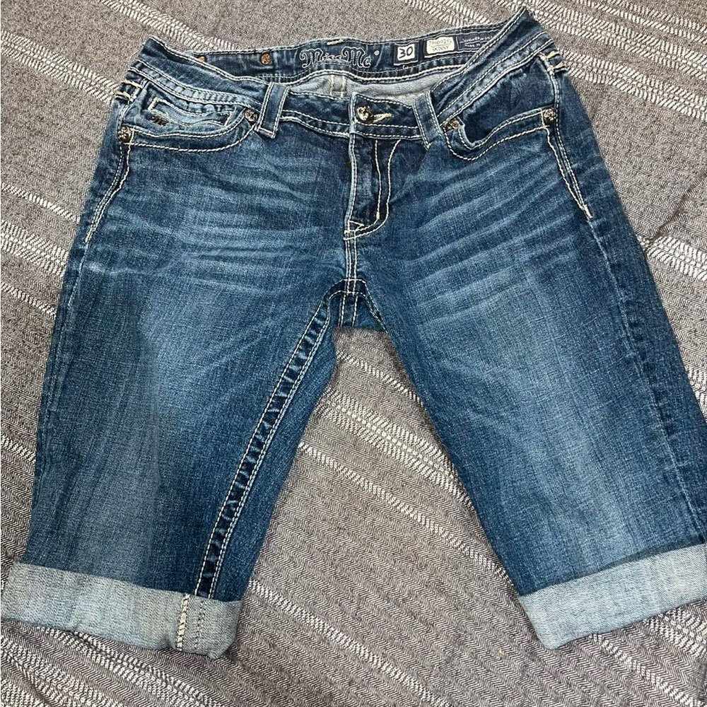 Casual Blue Denim Shorts